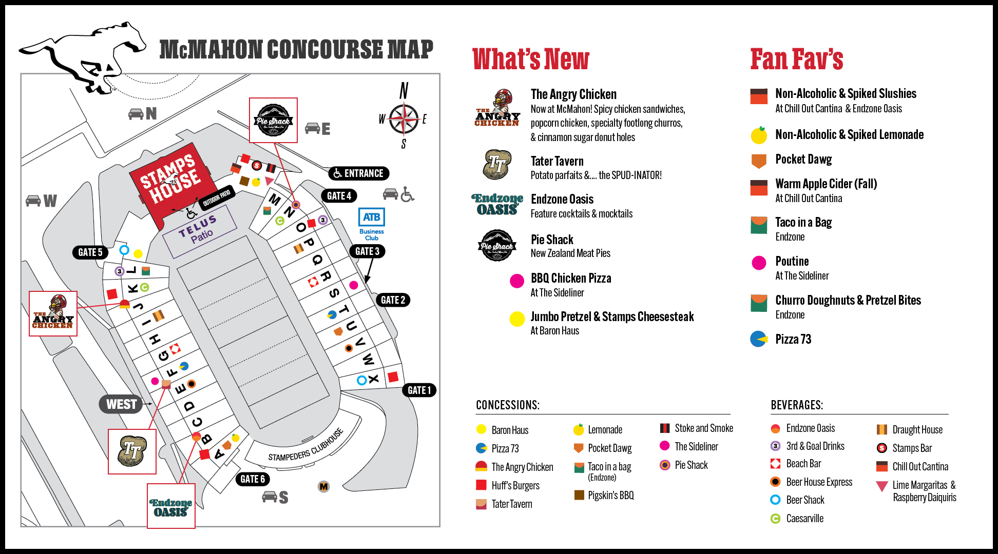2024 McMahon Concessions Stadium map
